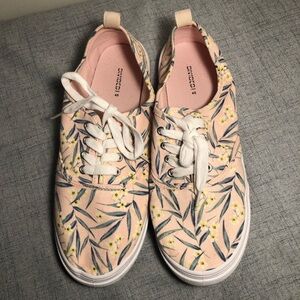 Floral Canvas Sneakers by Divided H&M  size 8.5 EU40 new